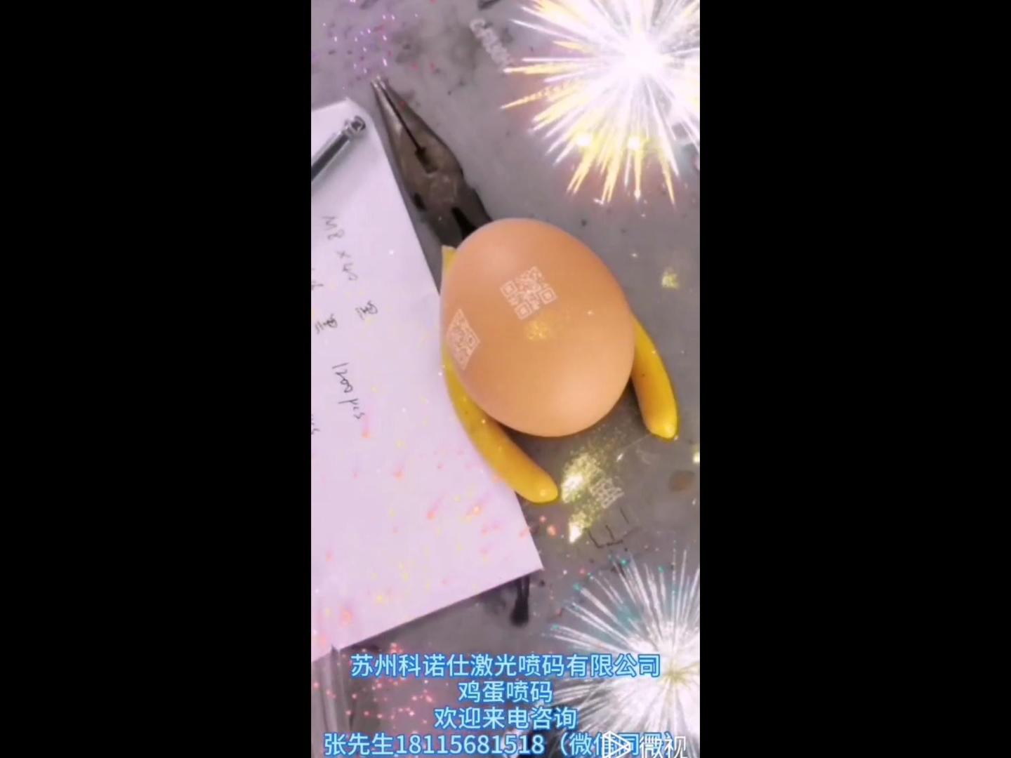 鸡蛋喷码